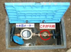 滋賀県大津市　水道メーター元栓からの漏水修理